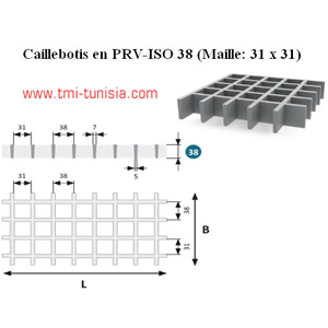 Fabrication des Caillebotis en Tunisie par TMI
