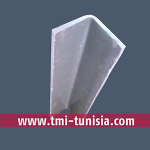 Fabrication des cornières de sécurité PRV fibre de verre en Tunisie