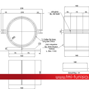 Fabrication de supports de tuyauterie en Tunisie